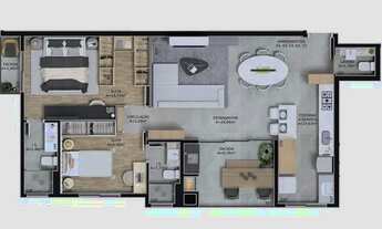 Imagem 3: COBERTURA com 3 dormitórios à venda por R$ 2.063.569,98 no bairro Água Verde - CURITIBA