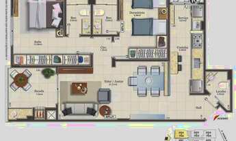 Imagem: Apartamento à venda 2 quartos em Florianópolis