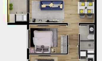 Imagem 4: APARTAMENTO com 3 dormitórios à venda por R$ 599.900,00 no bairro Tingui - CURITIBA / PR