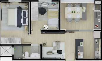 Imagem 4: APARTAMENTO com 2 dormitórios à venda por R$ 544.877,40 no bairro Portão - CURITIBA / PR