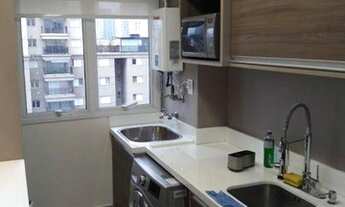 Imagem 6: Apartamento com 1 dormitório para alugar, 50 m² por R$ 4.430,37/mês - Alphaville Conde II