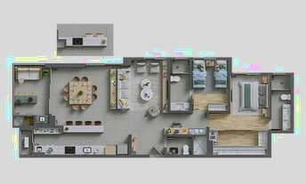 Imagem 7: COBERTURA com 3 dormitórios à venda por R$ 2.660.473,00 no bairro Cidade Industrial - CURI