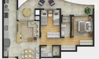 Imagem 2: APARTAMENTO com 2 dormitórios à venda por R$ 735.490,00 no bairro Água Verde - CURITIBA