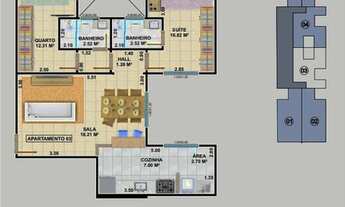 Imagem 5: APARTAMENTOS E COBERTURAS - 1 QUADRA DA PRAIA E PRAÇA COMLAZER COMPLETO EM FRENTE