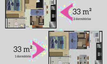 Imagem 6: Residencial Parque Nabuco - Apartamento de 33 à 50m², com 1 Dorm - Jardim Itacolomi - SP