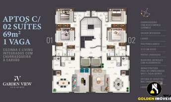 Imagem 7: GARDEN VIEW PRÉ LANÇAMENTO APARTAMENTOS 2 SUÍTES + ÁREA DE LAZER ITAPEMA/SC