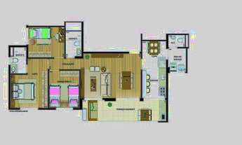 Imagem 3: LINDO APARTAMENTO ALTO PADRÃO DE 131m2 COM 3 DORMS COM 1 SUÍTES E 2 VAGAS NO BAIRRO DO MAR