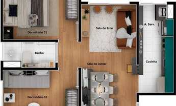 Imagem 6: Viva Barra funda - Apartamento de 42m², com 1 Dorm - Barra Funda - SP
