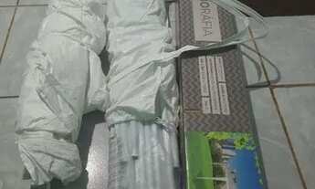 Imagem: Uma tenda nova na caixa sem uso