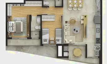 Imagem 4: APARTAMENTO com 2 dormitórios à venda por R$ 735.490,00 no bairro Água Verde - CURITIBA