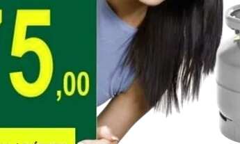 Imagem: Botijão de gás é na Pedreira Gás 91.3254-5207