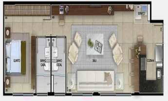 Imagem 3: Apartamento à venda, 2 quartos, 1 suíte, 2 vagas, Lourdes - Belo Horizonte/MG