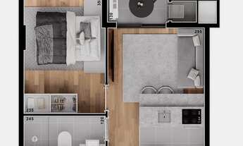 Imagem 3: APARTAMENTO com 2 dormitórios à venda por R$ 598.500,00 no bairro Centro - CURITIBA / PR