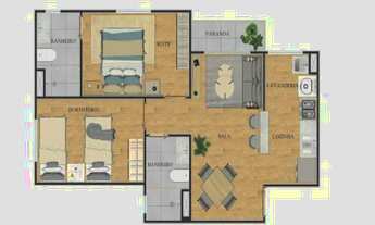 Imagem 2: Apartamento Torres do Morin - 2 Quartos e 1ª Locação