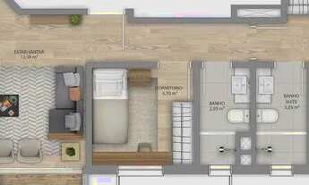 Imagem 3: Rio Branco - Apartamento Novo - 2 Dormitórios (1suíte) com vaga de garagem, próximo ao Par