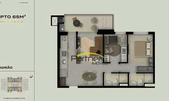 Imagem 6: Apartamento com 2 dormitórios à venda, 65 m² por R$ 895.790,00 - Portão - Curitiba/PR