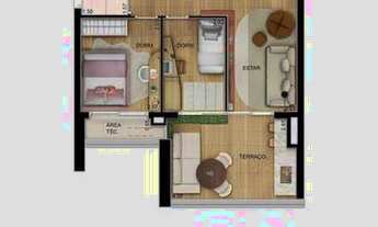 Imagem 5: Aria Higienópolis - 30 a 53m² - 1 a 2 Quartos - 1 a 2 Banheiros - 1 Vaga - Higienópolis, S