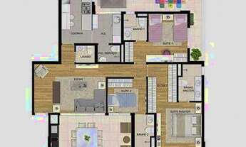 Imagem 3: Bonjour Alto de Pinheiros - 120 a 229m² - 3 quartos - Alto da Lapa, São Paulo - SP