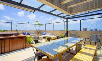 Imagem 2: Cobertura gardem com 3/4 e amplo terraço descoberto no bairro do farol