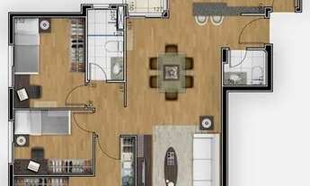 Imagem 5: APARTAMENTO com 2 dormitórios à venda por R$ 740.000,00 no bairro Ahú - CURITIBA / PR