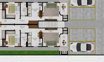 Imagem 3: M-Apartamento para venda possui 66 metros quadrados com 2 quartos em Aririú - Palhoça - SC