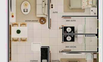 Imagem 4: VENDE-SE excelente apartamento com vista mar 60m2 com 2 quartos Cabo Branco - João Pessoa