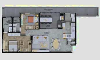 Imagem 5: COBERTURA com 4 dormitórios à venda por R$ 2.914.051,74 no bairro Água Verde - CURITIBA