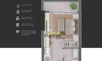 Imagem 2: Studio à venda, 25 m² por R$ 352.764,00 - Centro - Curitiba/PR