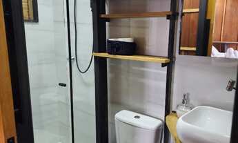 Imagem 3: Apartamento tipo studio com 02 quartos, mobiliado com deck e vista para mar. Piçarras SC