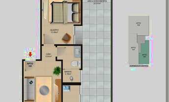 Imagem 4: Apartamento à venda 1 Quarto, 1 Vaga, 45M², PRAIA DO MORRO, GUARAPARI - ES