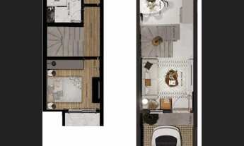 Imagem 2: Casa para venda com 2 quartos em Nova Brasília - Joinville - SC