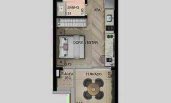 Imagem 3: Aria Higienópolis - 30 a 53m² - 1 a 2 Quartos - 1 a 2 Banheiros - 1 Vaga - Higienópolis, S