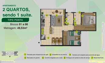 Imagem 4: APARTAMENTO NO RESIDENCIAL ESTILO GOLF/ PRÓXIMO À AVENIDA DAS TORRES/ IMÓVEL EM CONSTRUÇÃO