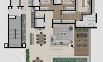 Imagem 4: COBERTURA com 4 dormitórios à venda por R$ 7.934.236,32 no bairro Batel - CURITIBA / PR