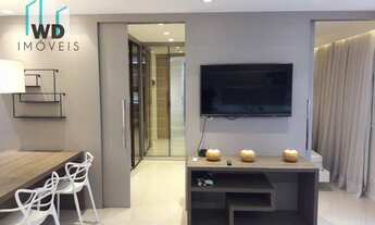 Imagem 3: Apartamento com 1 dormitório para alugar, 50 m² por R$ 4.430,37/mês - Alphaville Conde II