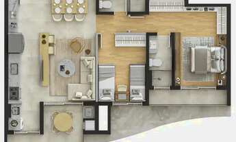 Imagem 3: APARTAMENTO com 2 dormitórios à venda por R$ 735.490,00 no bairro Água Verde - CURITIBA