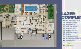 Imagem 2: Apartamento para venda tem 56 metros quadrados com 2 quartos