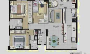 Imagem 3: Apartamento à venda 2 quartos em São José bairro Campinas R$ 603.000,07