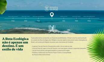 Imagem 6: Reserva da Foz Lotes rentre o rio e o mar, na Rota Ecológica dos Milagres