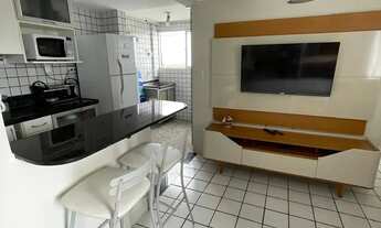 Imagem 3: Flat na Torre, 56m², alto, 1 quarto, 1 wcsoc., sala, cozinha americana, mobiliado ótimo l