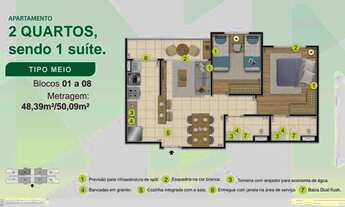 Imagem 5: APARTAMENTO NO RESIDENCIAL ESTILO GOLF/ PRÓXIMO À AVENIDA DAS TORRES/ IMÓVEL EM CONSTRUÇÃO