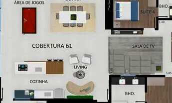 Imagem 6: Apartamento à venda, 3 quartos, 3 suítes, 2 vagas, Cidade Nova - Franca/SP