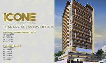 Imagem: Apartamentos quarto/sala ou 2 quartos, no