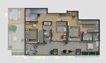 Imagem 7: APARTAMENTO com 2 dormitórios à venda por R$ 770.258,59 no bairro Campo Comprido - CURITIB