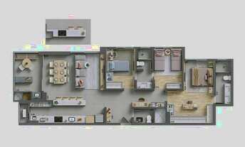 Imagem 6: COBERTURA com 3 dormitórios à venda por R$ 2.660.473,00 no bairro Cidade Industrial - CURI