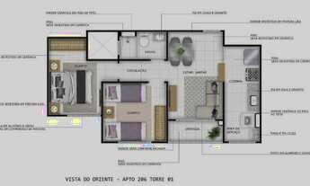 Imagem 2: Vista do Oriente / Apartamento. 2 Qts Prox. a Av. das Torres !
