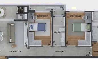 Imagem 4: COBERTURA com 2 dormitórios à venda por R$ 1.468.500,00 no bairro Alto da Rua XV - CURITIB
