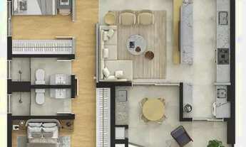 Imagem 7: APARTAMENTO com 2 dormitórios à venda por R$ 735.490,00 no bairro Água Verde - CURITIBA