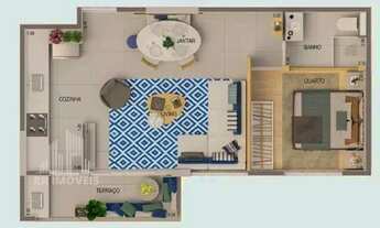 Imagem 6: RR5593D Apartamento 45m² CONDOMÍNIO ACQUA PARK - OPORTUNIDADE - 1 Dorm 1 Vaga - Barueri SP