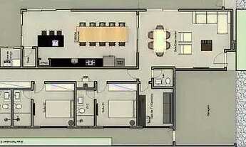 Imagem 3: Casa à venda em Paulínia, Parque Brasil 500, com 4 suítes, com 229.36 m², Santorini Reside